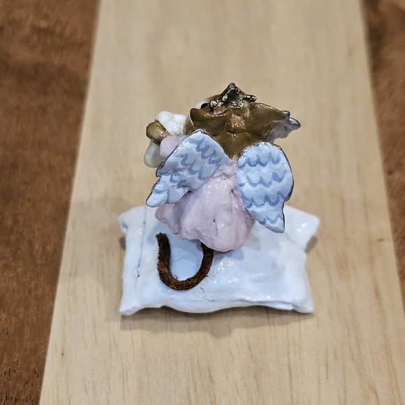 Wee Forest Folk M-148 Tooth Fairy Retired Signed AP, No WFF Box Pink Dress - Picture 7 of 12